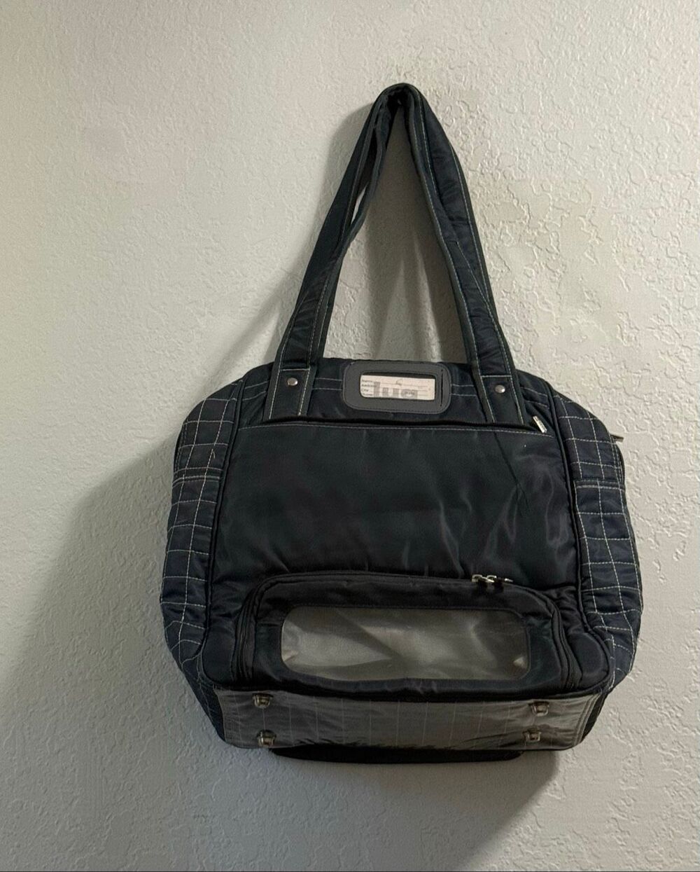 LUG Puddle Jumper Convertible Quilted Tote Travel Bag Carry On